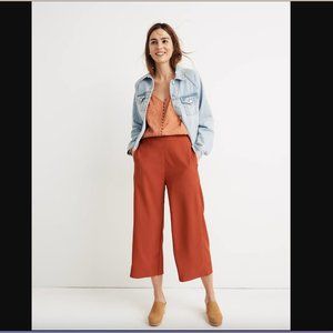 Madewell NWT Huston Pull-On Crop Pants XXS